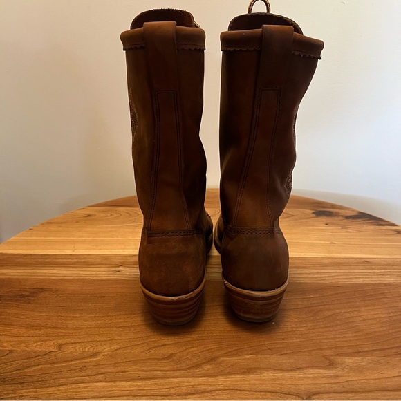 Abilene Boots Men’s Brown 12” Western Packer Boots Soft Round Toe #6046 size 12 - Picture 3 of 10